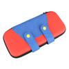 Handheld Game Console Carrying Case Red Soft Touch 2 Zipper Oxford Cloth Shock Resistant Washable Travel Bag