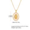 Classic Holy Virgin Mary Oval Shell Pendant Necklace for Women, Vintage Gold Plated Catholic Religious Pray Jewelry Gift