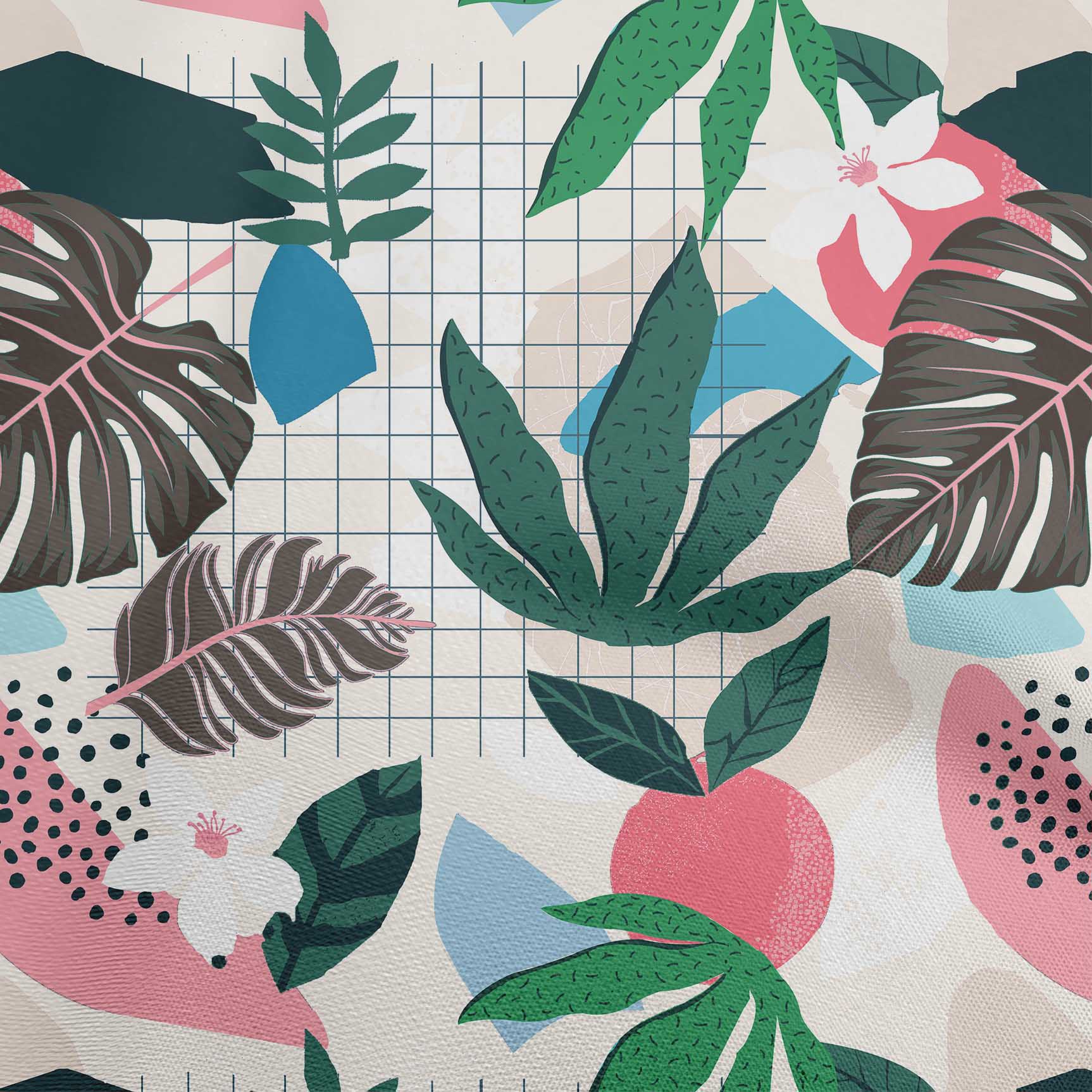 

oneOone Cotton Poplin Dark Green Fabric Tropical Sewing Fabric By The Yard Printed Diy Clothing Sewing Supplies 42 Inch 42 Inch Wide - Viscose Chiffon чирок зелений колір