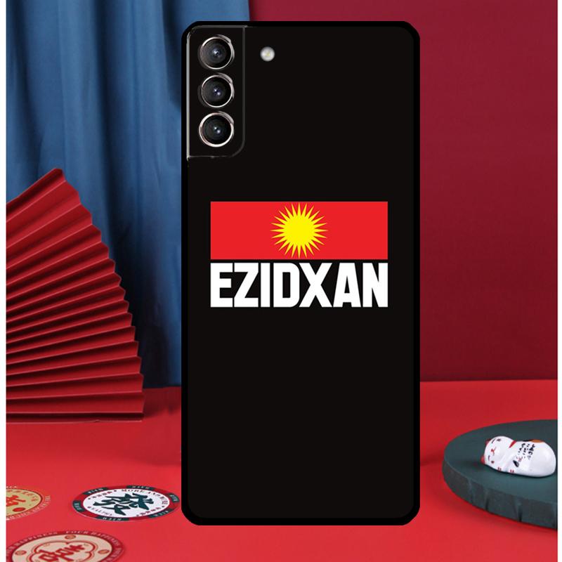 Yazidi Flag Ezidxan Phone Case For Samsung Galaxy S24 Ultra S9 S10 S20 FE S21 S22 S23 Plus S25 Ultra Back Cover