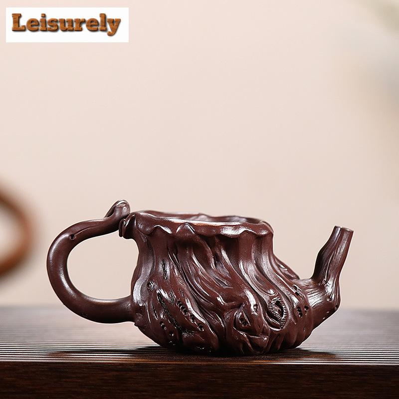 230ml Yixing Purple Clay Tea Pitcher Master Handmade Old Purple Clay Justice Cup Divide Tea Infuser Chinese Zisha Teaset Teaware