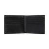 Gucci Double G interlocking double G logo leather card holder wallet men's black