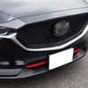 For Mazda CX-5 CX5 KF 2017-  ABS Front Grille Bumper Glossy Racing Grill Molding Around Cover Trim Exterior Accessories