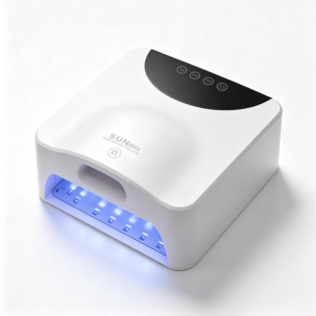 Mother-and-Child High-Power UV Nail and Thumb Curing Lamp, Quick-Dry Handheld Phototherapy Machine.