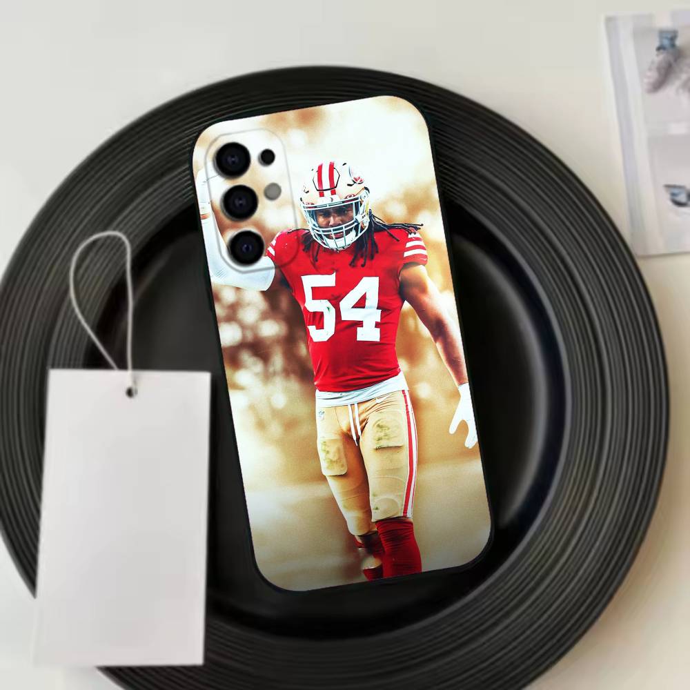 Fred Warner  Phone Case For Samsung S25,S24,S21,S22,S23,S30,Ultra,S20,Plus,Fe,Soft Silicone Black Cover