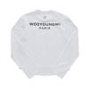Woo Yeong Mi M241tS17 712w Logo Arrière Femme S T-shirt Manches Longues