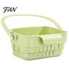 Kitchen Cleaning Accessory for Home Sink Hanging Drain Basket, with Quick Drying Holes, Foldable Multipurpose Prep Strainer Space Saving Food Residue