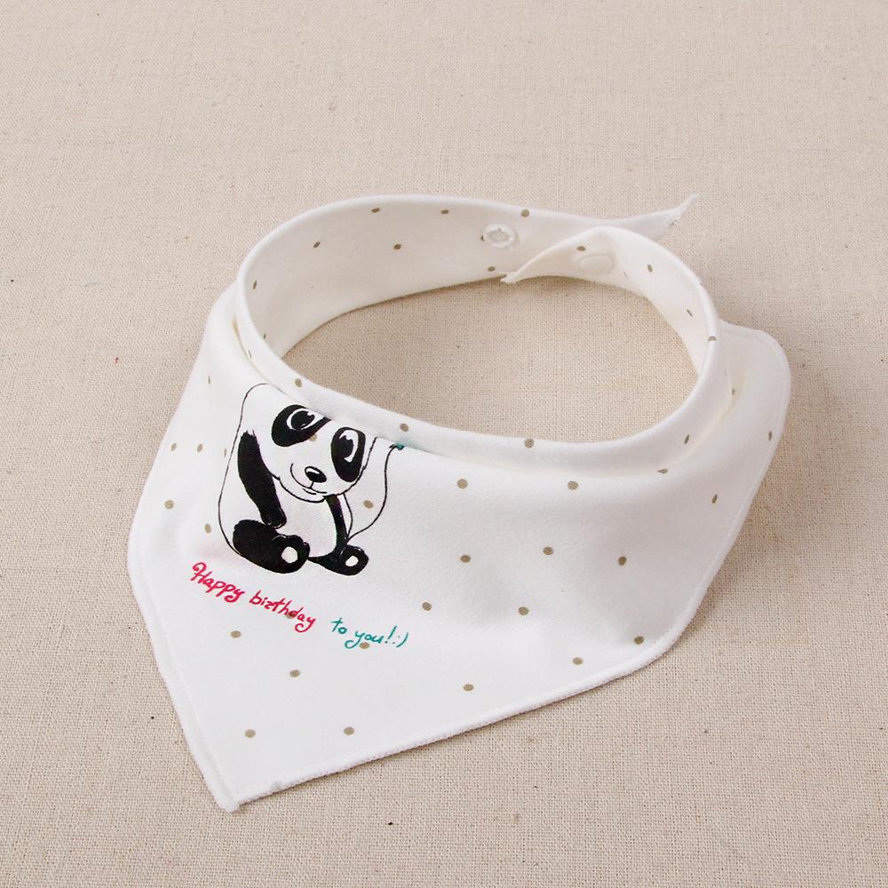 Trojúhelníkové opakovaně použitelné bryndáčky pro miminka omyvatelná tkanina na odříhnutí Chlapci Dívčí bryndáčky s šátkem Baberos Babador bryndáčky s šátkem pro novorozence