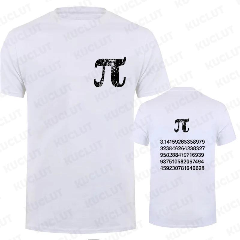 Vintage Pi Number T-Shirt Pi Math Geek Gift Men T Shirt Funny Tshirt Oversized Tees Tops Short Sleeve Men Tshirt Clothing