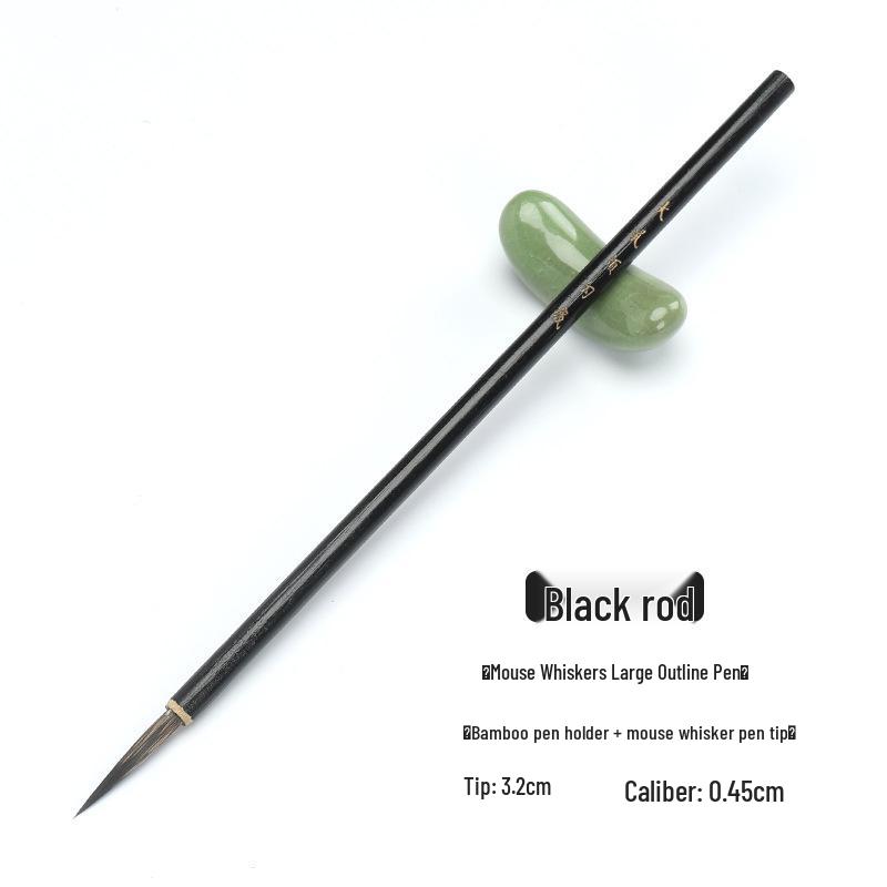 Calligraphy and Painting Brush: Fine Brush for Chinese Painting, Regular Script Calligraphy, and Detailed Artwork in Various Sizes.