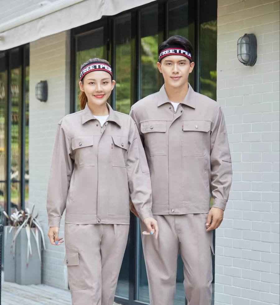 

Мужской весенне-осенний рабочий костюм - Чистый хлопок, Износостойкий, Светоотражающие полосы; Идеально для электриков, сварщиков и охраны труда. 180/2XL