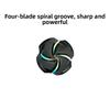 Four Spiral Flute Step Drill Bit Spiral Groove Wood Metal Hole Opener Punch Holes Drill Bit