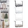 Towel Rack, Holder Bathroom Organizer with 5 Hooks, Door Hooks , Wall Mount, for