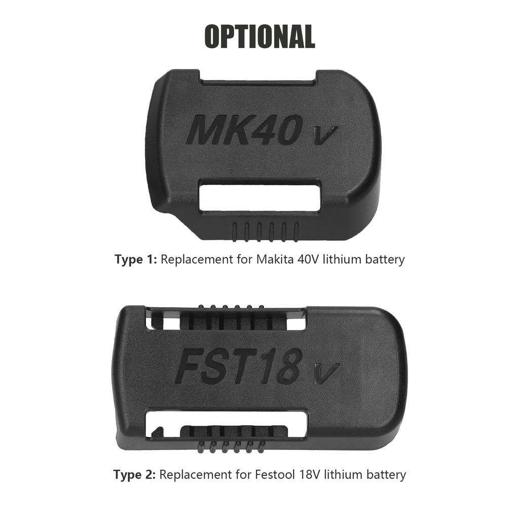 5 PCS Battery Mount Replacement for Makita 40V Lithium Battery Wall Clip Belt-Type Battery