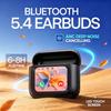 Wireless Bluetooth 5.4 Headset with Color Touch Screen & Noise Reduction for Commuting, Gaming, Home Office