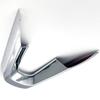 LEXOR Steering Steering Wheel Cover Panel, Garnish, Stainless Steel, Silver Plated, Satin, Compatible with Molle and Daihatsu