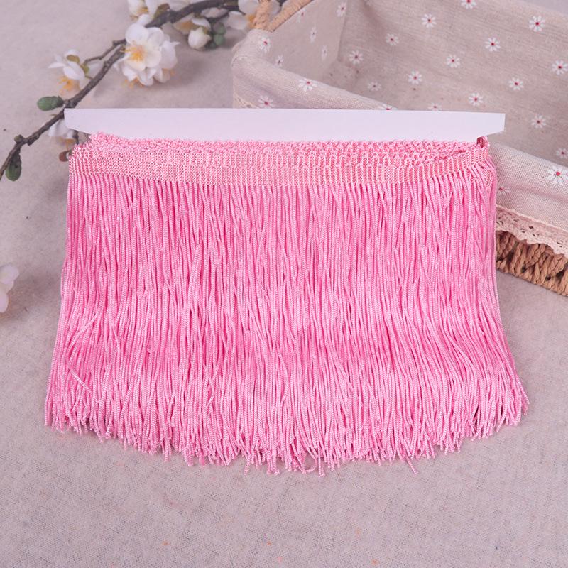 Polyester Fringe Tassel Trim (10-20cm) for Stage Costumes, Curtains, Carpets, and Lace Decorations