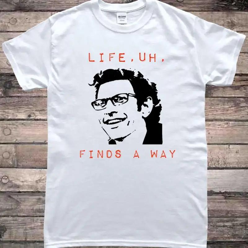 Jeff Goldblum Life Uh Finds a Way T-Shirt S разноцветный