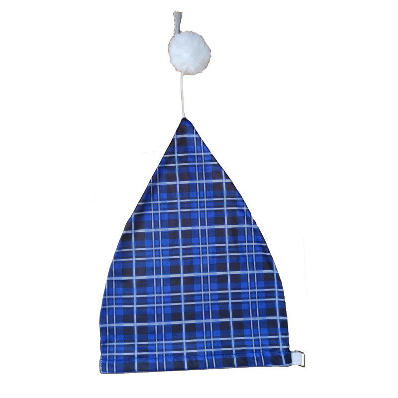 Elegant europeisk och amerikansk julmössa med tofs