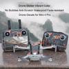 Autocolant pentru dronă Culoare vibrantă Fără bule Anti-zgârieturi Impermeabil Rezistent la decolorare Autocolante pentru drone pentru Mini 4 Pro
