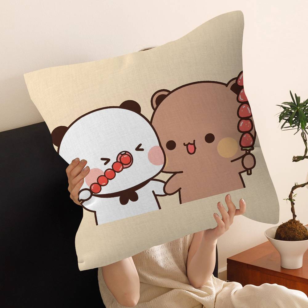 Character Bubu and Dudu Decorative Room Aesthetics Pillow Case Home Decor Bedroom Sofa Bed Couch Pillow Cover X
