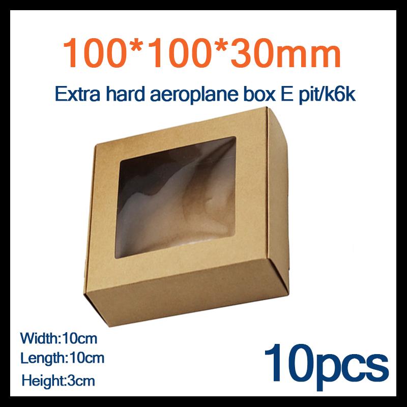 10Pcs Multi Size Brown Kraft Paper Gift Box Christmas Cookies Candy Packaging Box Wedding Gifts For Guest Handmade Soap Wrapping