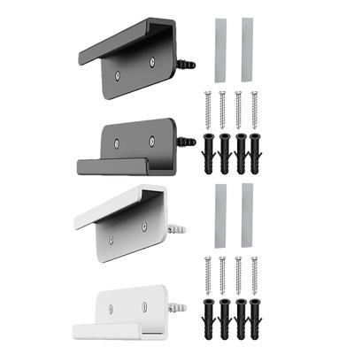 2 Stück Wand-Telefonhalterung Befestigt durch Kleber oder Schraubstabilisator Tablet-Halter für iPad/iPhone 15 14/Samsung/Xiaomi/Lenovo