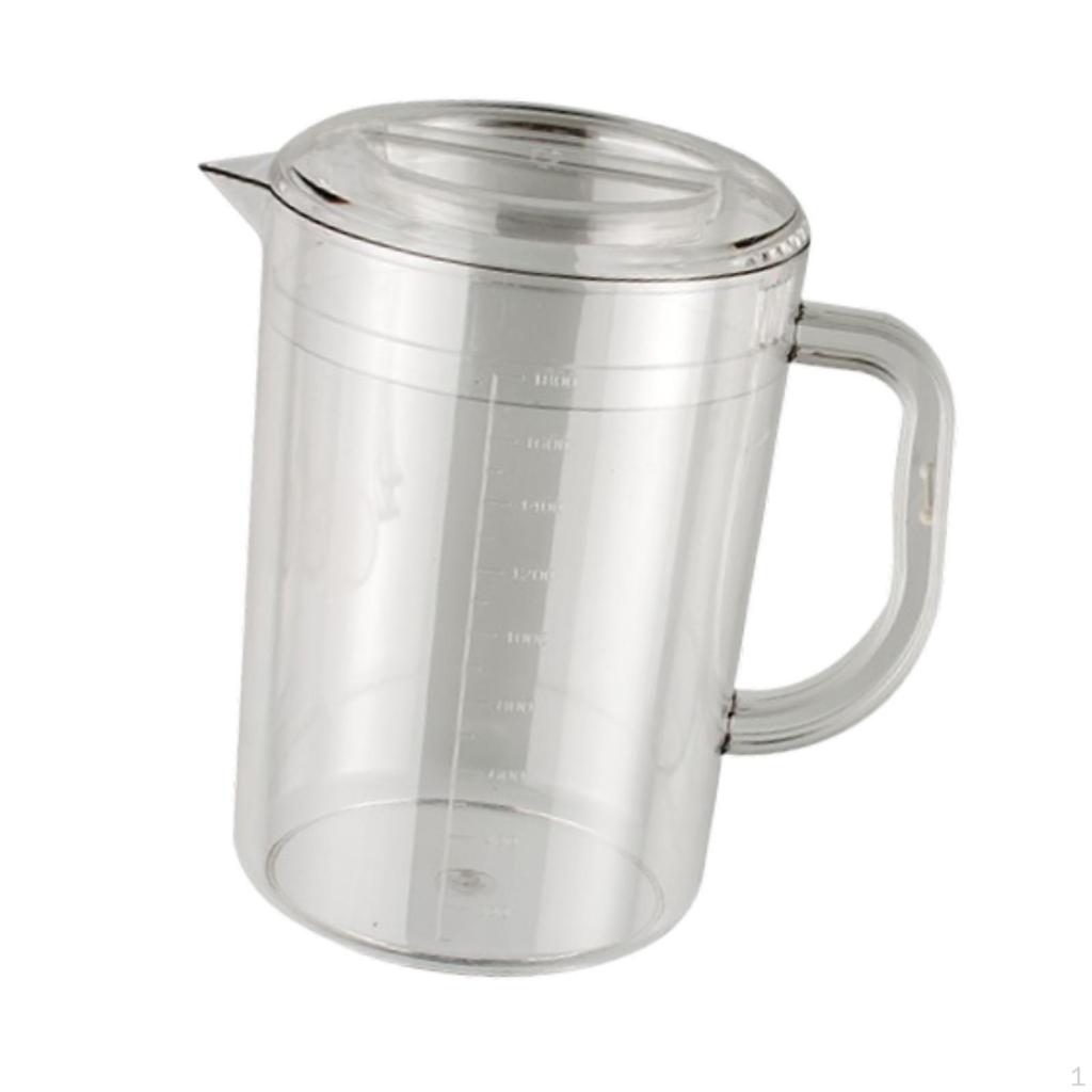 Buzdolabı Kullanımı İçin Kapaklı Soğuk İçecek Sürahisi, İdeal Buzlu Çay ve Limonata