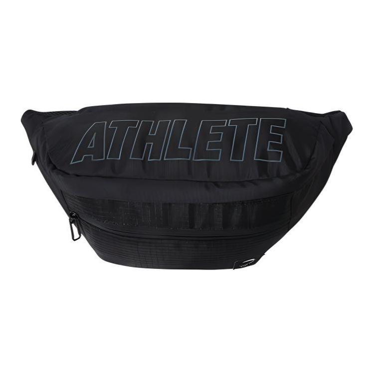 New Anta Nylon Tool Bag Crossbody Sports Bag Fanny Pack Regular Unisex Black 992137141-1