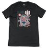 Yokai Red Demon Japanese Folklore Graphic Art Tee Novelty T Shirt