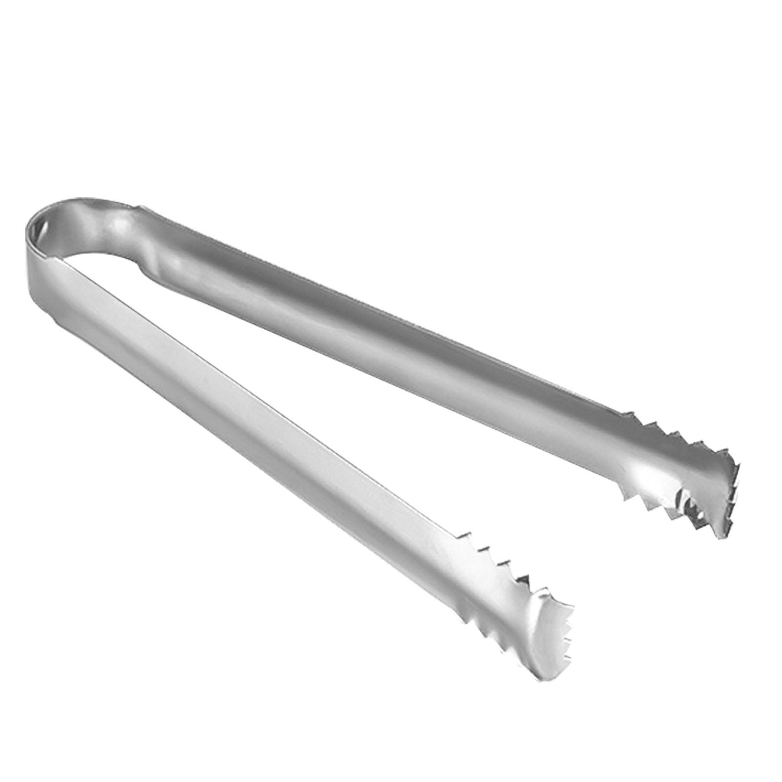 

Ice Tongs Small Tongs Stainless Steel with Sharp Teeth for Ice Bucket Ice Sugar Cubes Coffee Bar Food Serving