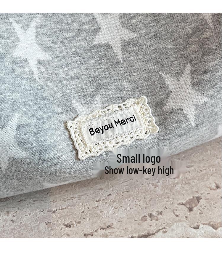 2026 Trendy Star Pattern Shoulder Bag for Students - Campus Street Essential Handbag