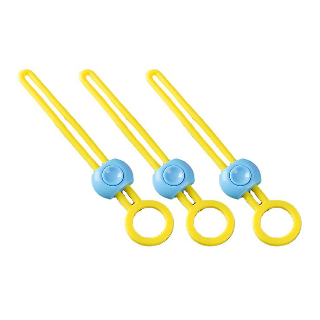 Multipurpose Zip-Ties Pack of 3 Sealing Clamps for Food Cords Reusable Food Clips Sealing Tape Closure Clips For Home