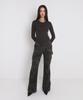 Saendeulig Bootcut Camo Cargo Pants_Charcoal