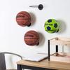 Display Basketball And Football Collection With Style On Wall Mounted Storage Rack Ball Storage Rack