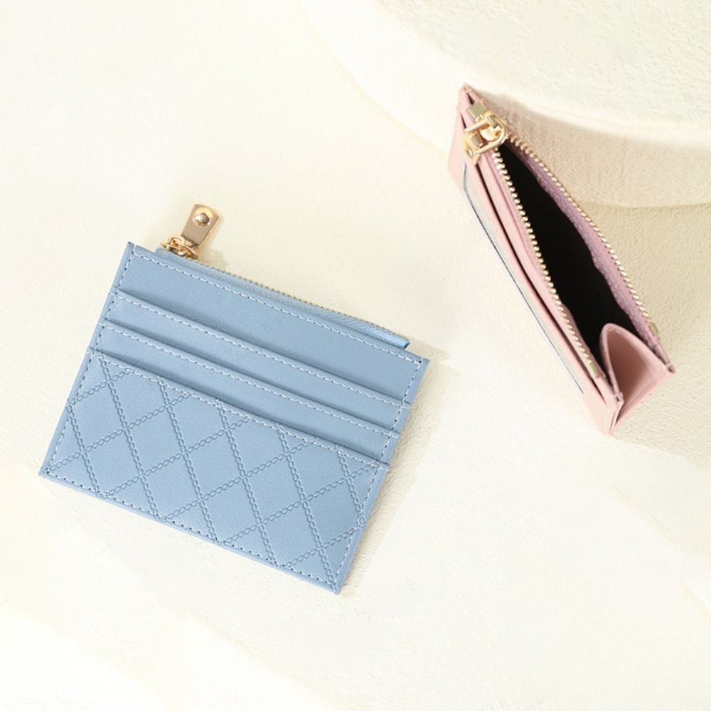 

Mini Coin Purse PU Leather Credit Card Wallet Fashion Slim Clutch Bag Men