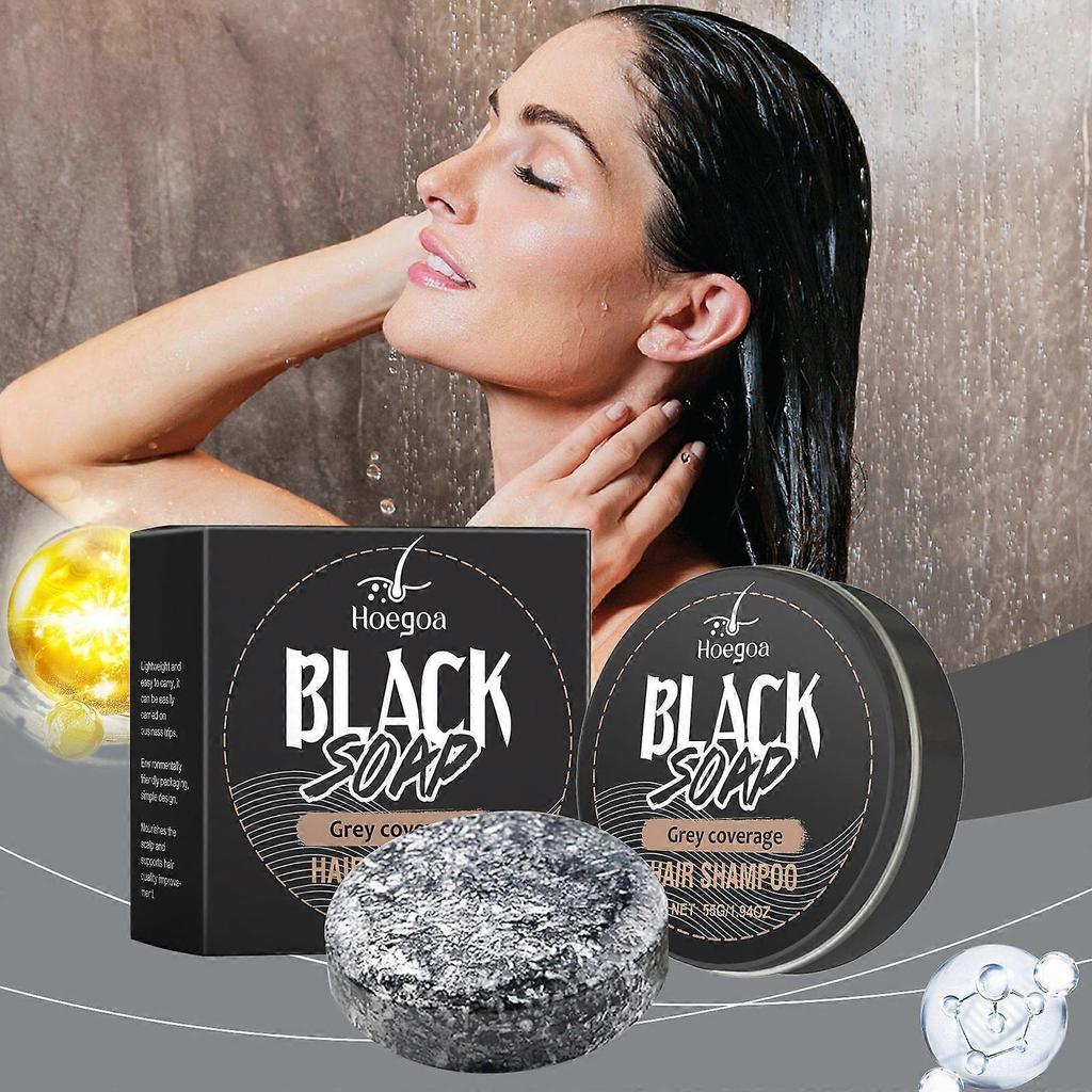 Hoegoa Polygonum Multiflorum Shampoo Bar - Gently Nourishes, Cleanses The Scalp, Improves Hair Quality, And Makes Hair Smooth And Silky