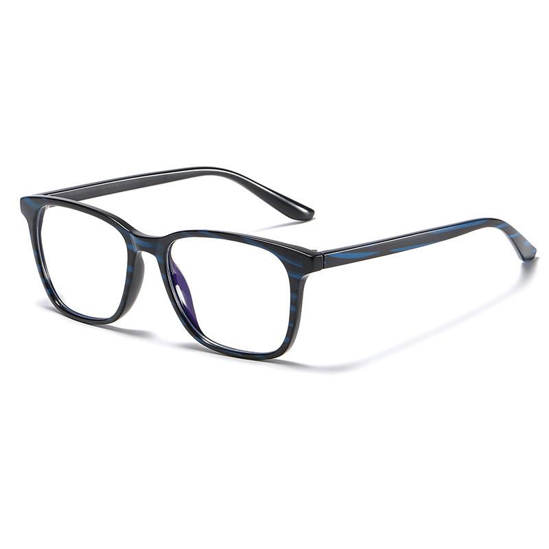 Blue Light Blocking Reading Square Glasses Men Transparent Computer Eyeglasses Reading Magnifying Hyperopia Presbyopic Eyewear