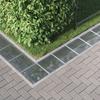 vidaXL Grille Silver 40 X 40 X 2 Cm Hot-dip Galvanized Steel
