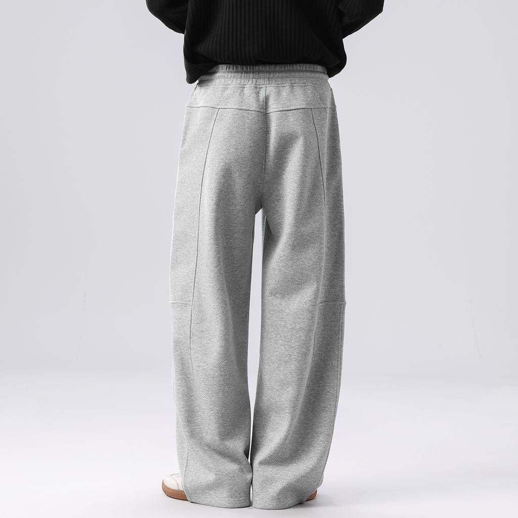 G American Heavy Deconstruction Casual Sweatpants Men's Loose Drape Sports Straight Wide-leg Trousers Autumn