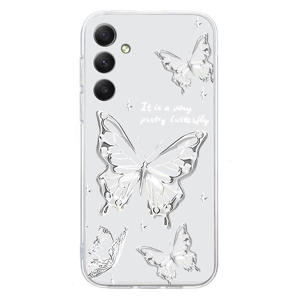 For Samsung Galaxy S24 FE Case Soft TPU Pattern Printing Slim Phone Cover
