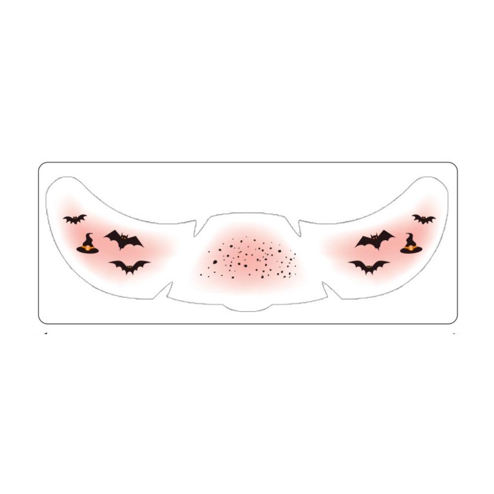 Waterproof Halloween Makeup Stickers Long Lasting Freckle Tatto Stickers  Festival Holiday Events