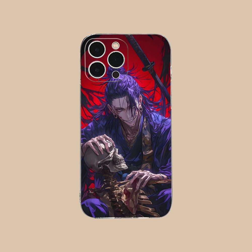 Jujutsu Kaisen Geto Suguru Phone Case for iPhone 17 16 15 14 13 12 11 X XR XS Air Pro Max Plus Mini Clear Colorful Cover Cover