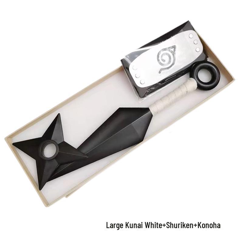 Konoha Kunai & Shuriken Set with Fourth Hokage Ring