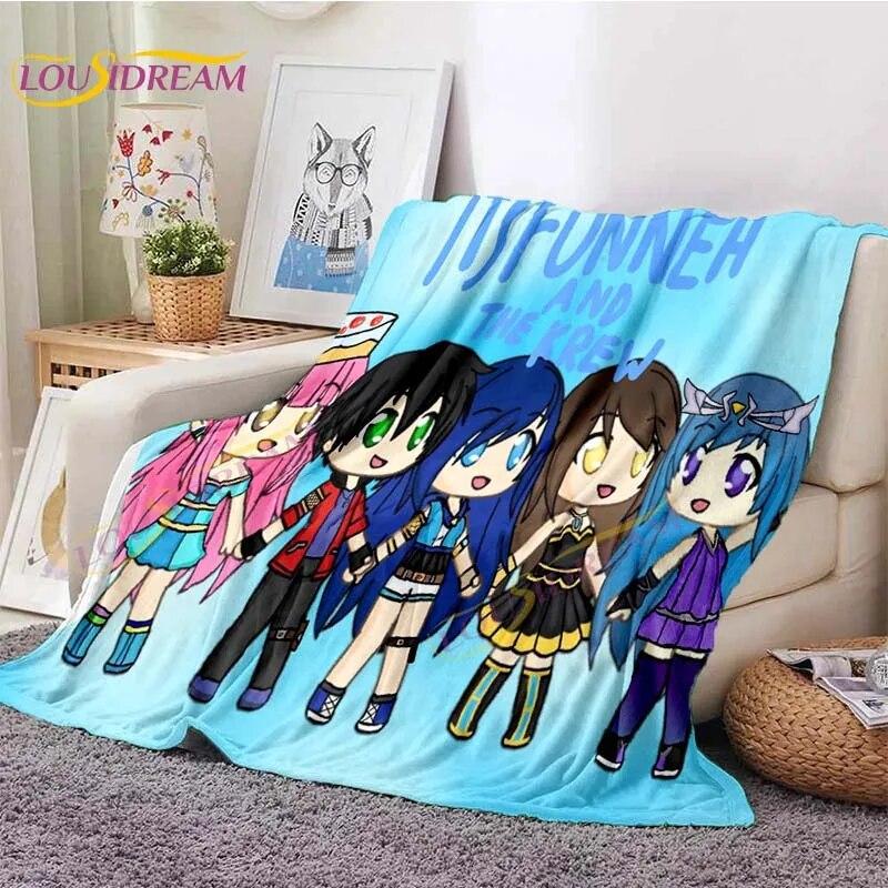 LoveUnholyc Decke RPG Decke Princess Connect Decke Spiel Anime Flanelldecke für Bett Sofa Reisen Weihnachtsdecke