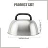 Burger Cover Basting Cover, 16cm Sturdy Grill Lid, Cheese Melting Dome, Stainless Steel for Barbecue