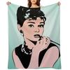 Audrey Hepburn | Pătură Pop Art Lux St Designeri Modă Canapele cadouri de Crăciun Pături