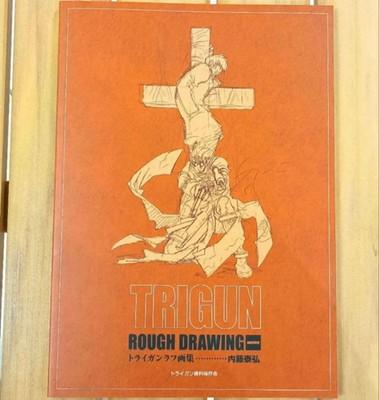 TRIGUN STAMPEDE EXHIBITION Limited Rough Drawing Art Book JAPAN FS