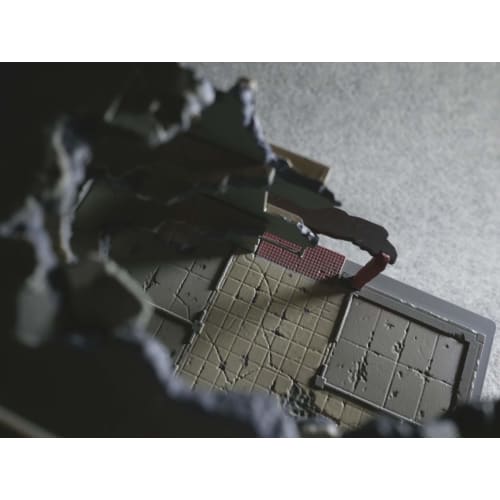 TOMYTEC 1/144 DioColle Combat Series DCM03 Destroyed Building B Pre-painted Plastic Model 311867