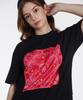 VERSE ONE Paisley Logo Bandana T-Shirts Black/Red
